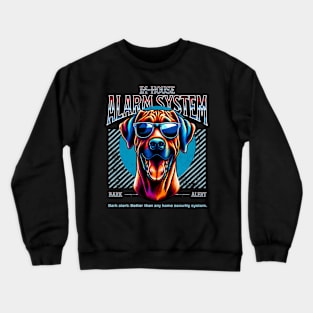 Bark Alert Rhodesian Ridgeback Crewneck Sweatshirt